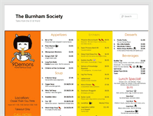Tablet Screenshot of burnhamsociety.madeoffail.net
